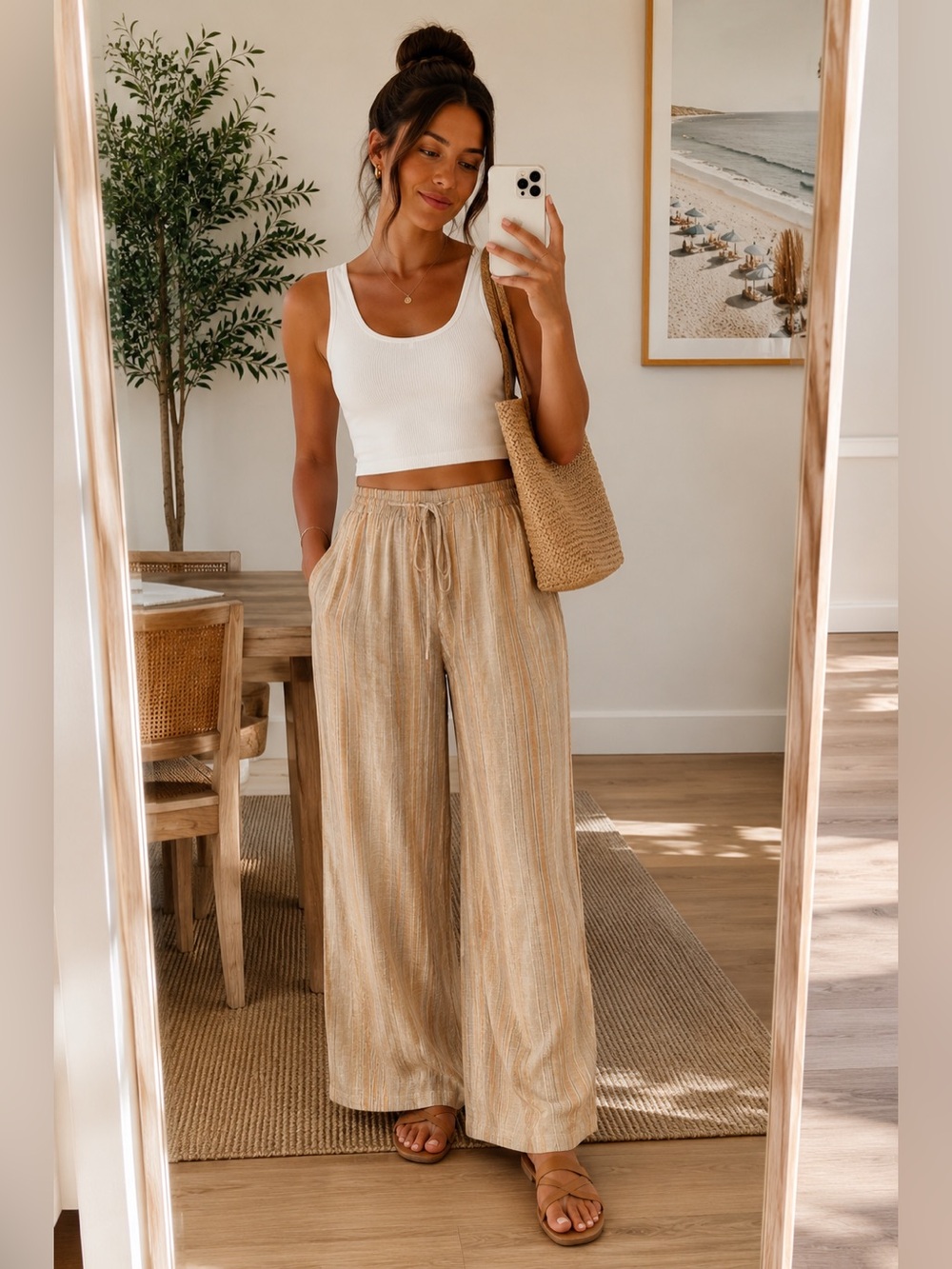 H&M Wide-Leg Pants
